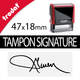 Tampon signature