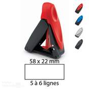 Trodat Mobile Printy 9413 - Tampon encreur de poche 5 à 6 lignes 58x22mm