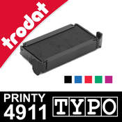 Cassette d'encrage pour Trodat Printy 4911 Typo