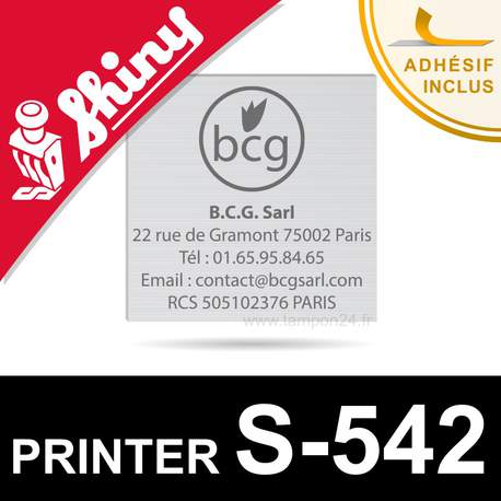 Empreinte Shiny Printer S-542