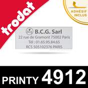 Empreinte Trodat Printy 4912