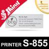 Empreinte pour Shiny Printer S-855