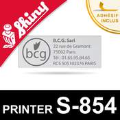 Empreinte Shiny Printer S-854