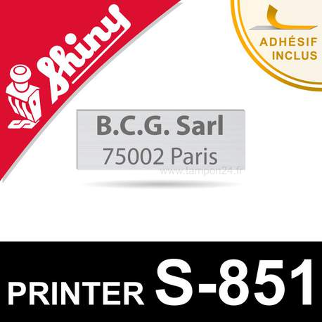 Empreinte Shiny Printer S-851