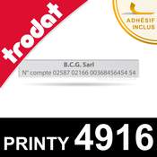 Empreinte Trodat Printy 4916
