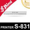 Empreinte pour Shiny Printer S-831