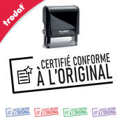 Tampon encreur CERTIFIÉ CONFORME À L ORIGINAL