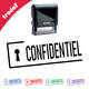 Tampon encreur CONFIDENTIEL