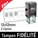 Tampon encreur Carte de Fidélité