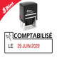 Tampon COMPTABILISÉ LE