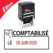Tampon COMPTABILISÉ LE