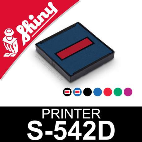 Cassette encrage Shiny Printer S-542D