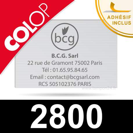 Empreinte Colop 2800