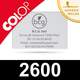 Empreinte Colop 2600