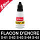 Flacon d'encre NOIRE réencrage cassette Shiny