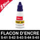 Flacon d'encre VIOLET réencrage cassette Shiny