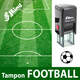 Tampon encreur ballon Football