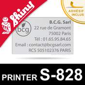 Empreinte pour Shiny Printer S-828