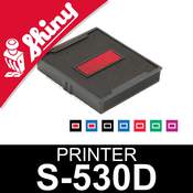 Cassette d'encrage dateur Shiny Printer S-530D