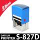 Tampon dateur S-827D dateur avec personnalisation de 4 lignes