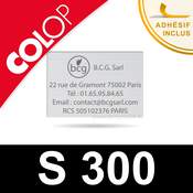 Empreinte personnalisable pour tampon Colop S 300