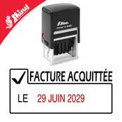 Tampon FACTURE ACQUITTÉE LE