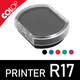 Encreur pour tampon rond Colop Printer R 17