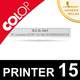 Empreinte personnalisable pour cachet Colop Printer 15