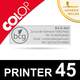 Empreinte personnalisée caoutchouc pour tampon Colop Printer 45