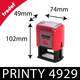 Cachet 7 lignes Trodat Printy 4929