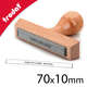 Tampon bois 70x10mm à personnaliser en ligne