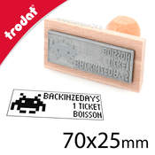 Tampon bois 70x25mm
