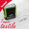 Tampon sp&eacute;cial v&ecirc;tements et textiles personnalisable