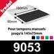 Encreur mousse grand format pour tampon bois