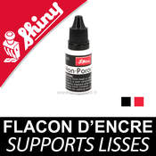 Flacon d'encre pour supports lisses