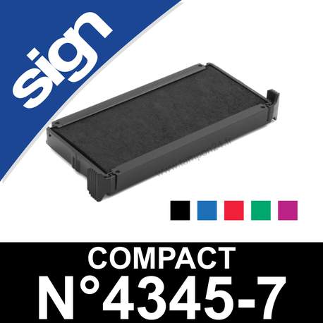 Cassette d'encrage pour Sign Compact n°4345-7