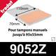 Pad encreur sans encre pour encres particulières