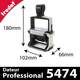 Tampon dateur Metal Line Trodat 5474 - Tampon metallique à personnaliser en ligne