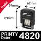 Tampon Trodat Printy Dater 4820 - Dateur réglable