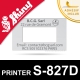 Empreinte caoutchouc personnalisée pour dateur Shiny Printer S-827D