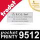 Empreinte personnalisée pour Trodat Pocket Printy 9512