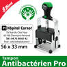 Tampon antibact&eacute;rien 56x33mm 8 lignes - Shiny HM-6006 NTbac