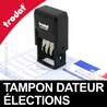 Tampon dateur &eacute;lections pour carte &eacute;lectorale