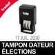 Cachet date pour carte électorale