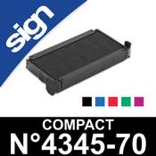 Cassette d'encrage pour Sign Compact n°4345-70