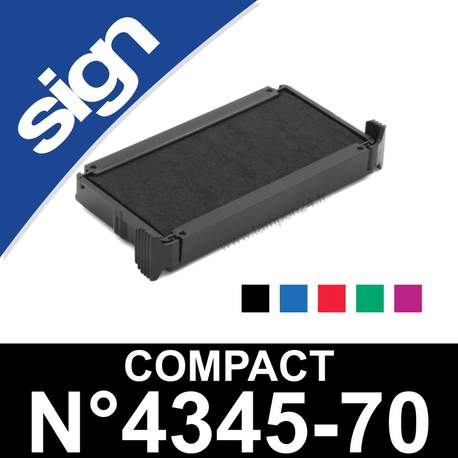 Cassette d'encrage pour Sign Compact n°4345-70