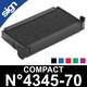 Recharge d'encre pour tampon Sign Compact n°4345-70