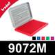 Encrier rouge pour tampon en bois