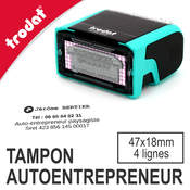 Tampon autoentreprise personnalisable