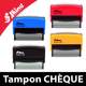 Tampon pour mettre un ordre sur les chèques